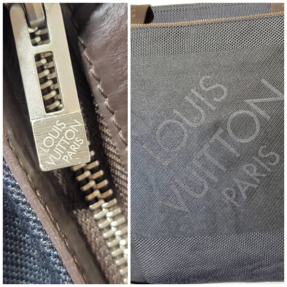 Authentic LOUIS VUITTON Damier Geant John Gruer 2WAY/Crossbody Shoulder … - Picture 7 of 13
